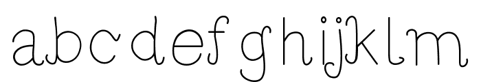 seed Font LOWERCASE