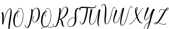 shahira script Font UPPERCASE