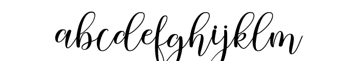 shahira script Font LOWERCASE