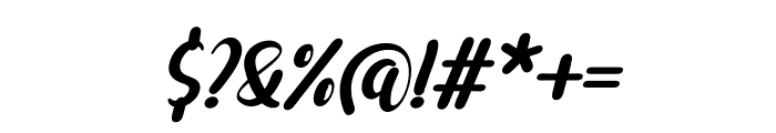 shelya Italic Font OTHER CHARS