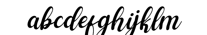 shelya Italic Font LOWERCASE