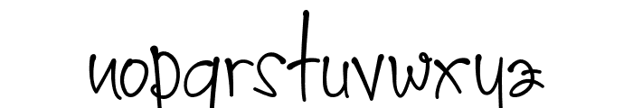 sherly-regular Font LOWERCASE