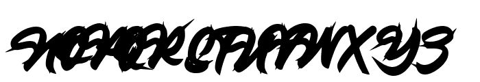 sicilian dragon Regular Font UPPERCASE