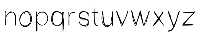 single twig Font LOWERCASE