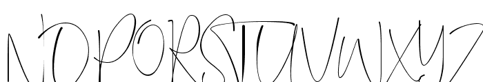 singletone Font UPPERCASE