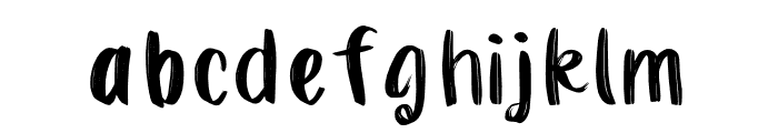 singway-Regular Font LOWERCASE