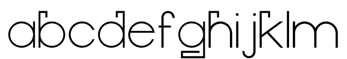 skyjack Regular Font LOWERCASE