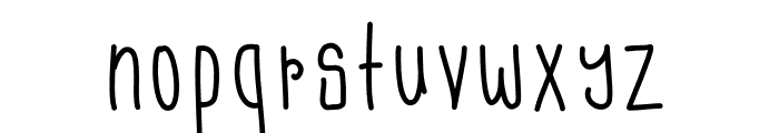 slim marcy Font LOWERCASE