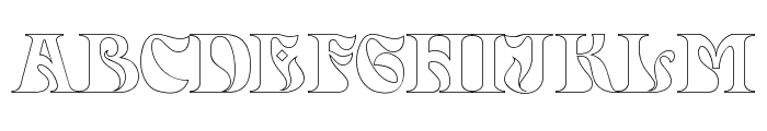 sogatha outline Regular Font UPPERCASE