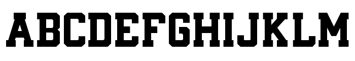 stacked college Regular Font LOWERCASE