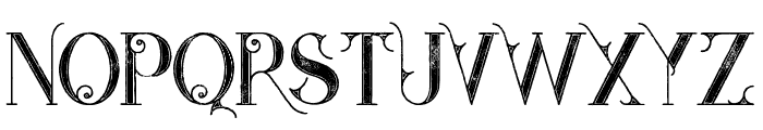 star full grunge Font LOWERCASE