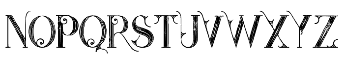 starfullinlinegrunge Font LOWERCASE