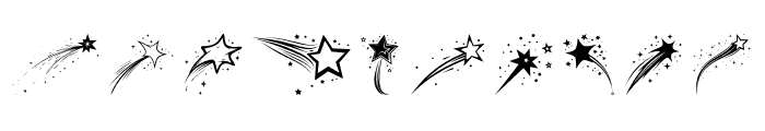 stars forever NewNew Font OTHER CHARS
