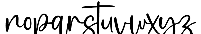 stay winter Font LOWERCASE