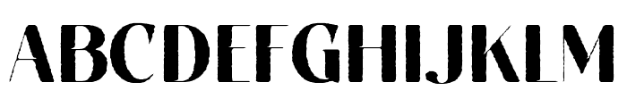 stoneorgoniteroughen-Regular Font UPPERCASE