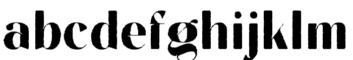 stoneorgoniteroughen-Regular Font LOWERCASE