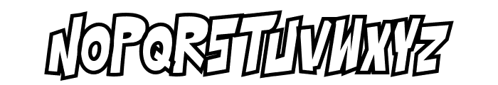 street stronger-shadow Font LOWERCASE