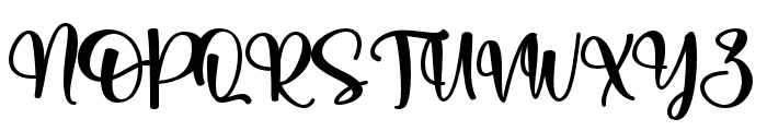 summerflower Font UPPERCASE