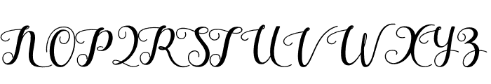 sweettyscript Font UPPERCASE