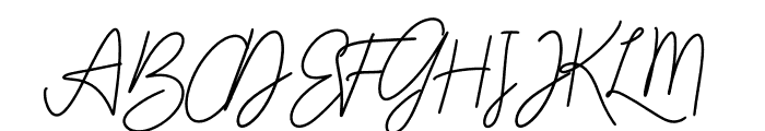 tailorella Script Font UPPERCASE