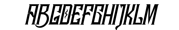 the Brandals Font UPPERCASE