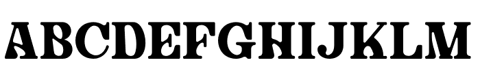 the Jagret Font UPPERCASE