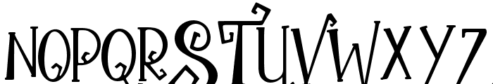 the Witch Font UPPERCASE