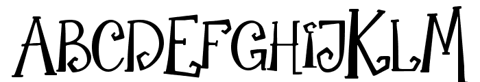 the Witch Font LOWERCASE