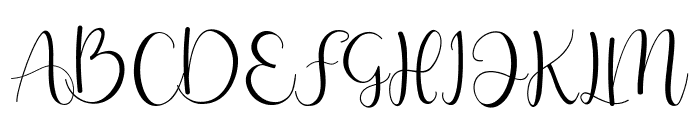 the butterfly Font UPPERCASE