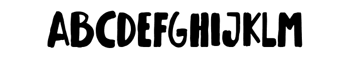 the gunners Font LOWERCASE