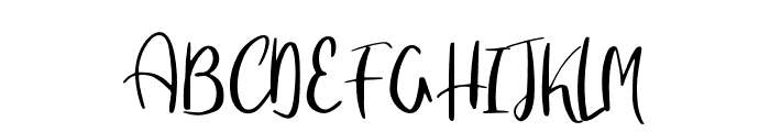 the shellra Regular Font UPPERCASE