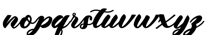 theBellagista Font LOWERCASE
