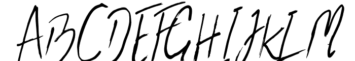 theflashter Font UPPERCASE