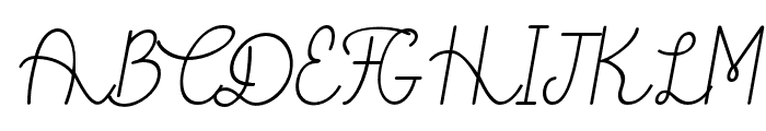 theintrigue-Regular Font UPPERCASE