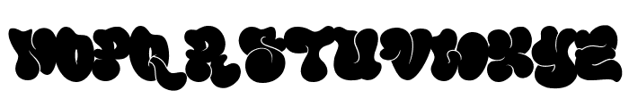 thick or melted Font UPPERCASE