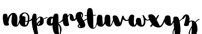 thickums Font LOWERCASE