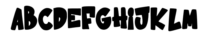 thomre-Regular Font LOWERCASE