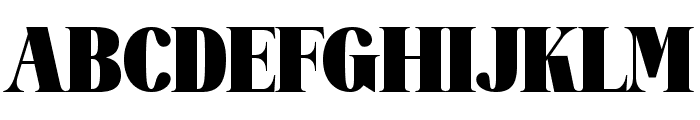 tigh Regular Font UPPERCASE