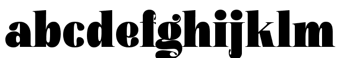 tigh Regular Font LOWERCASE