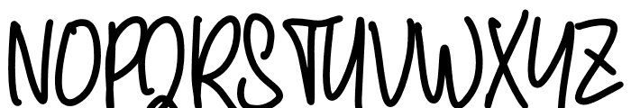 toddler Font UPPERCASE