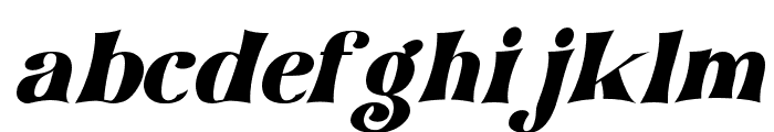 tommyfont-Italic Font LOWERCASE