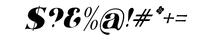 tommyfontthin-Italic Font OTHER CHARS