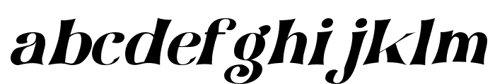 tommyfontthin-Italic Font LOWERCASE