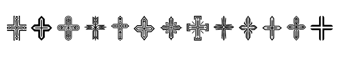 tribal Cross Regular Font LOWERCASE