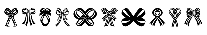 tribal ribbons Regular Font OTHER CHARS