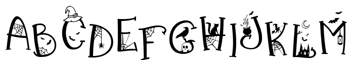 trick or treat Font UPPERCASE