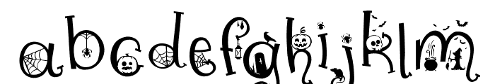 trick or treat Font LOWERCASE