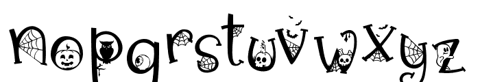 trick or treat Font LOWERCASE