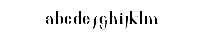 tryzteza Font LOWERCASE