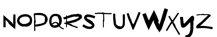 turum burum Regular Font UPPERCASE